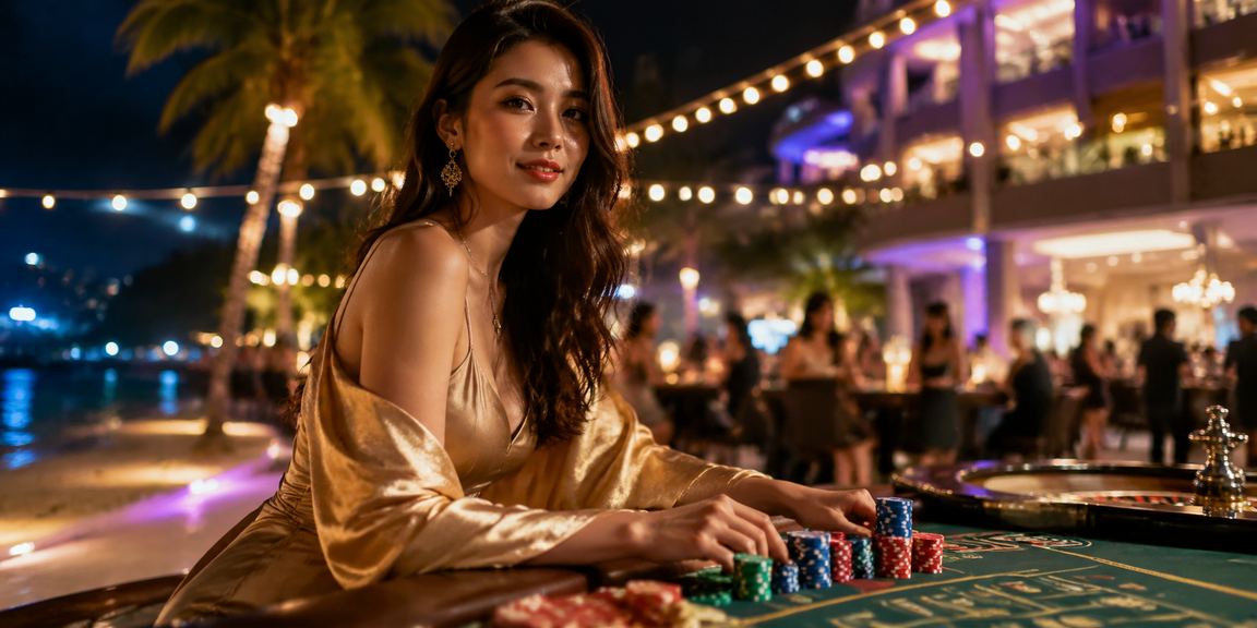 Người chơi slots trên bãi biển Phú Quốc – trải nghiệm nhận thưởng slot game tại fi68